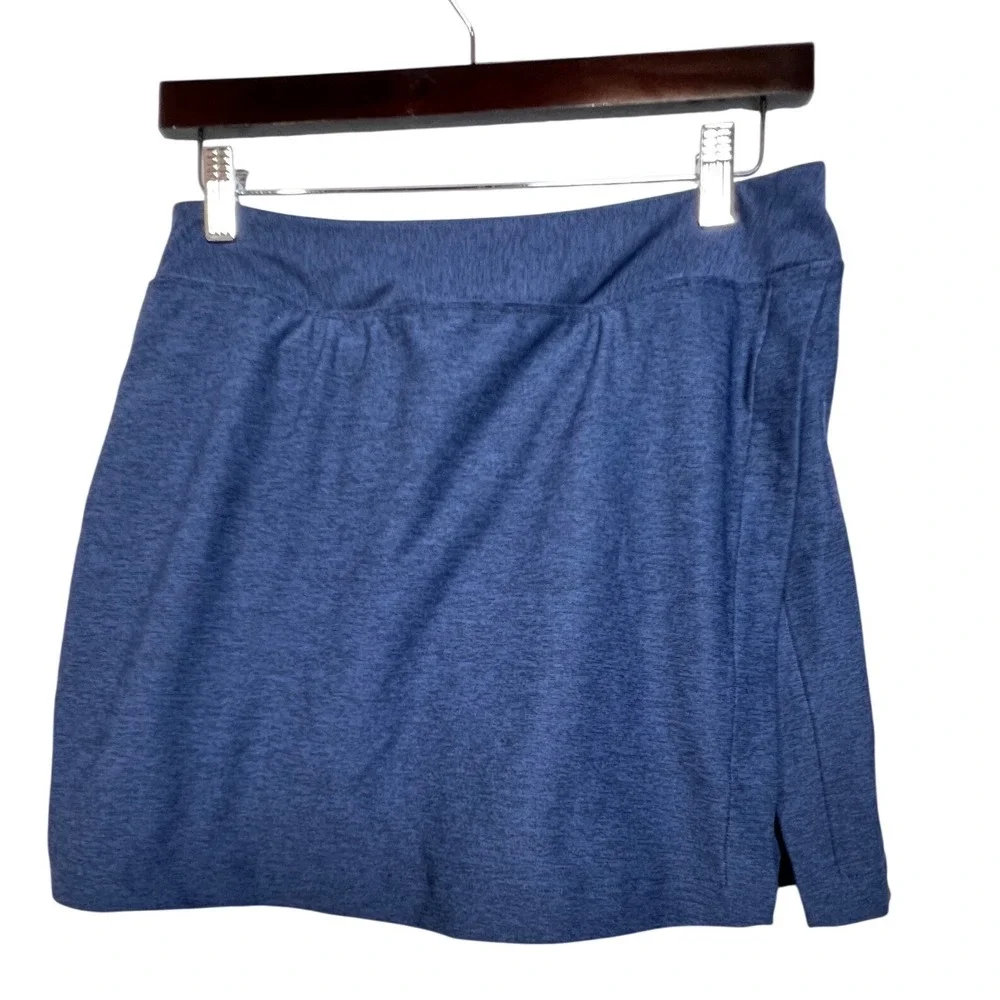 Outdoor Voices Womens Skort Hudson Wrap Active Medium Blue Heathered Tennis Mini